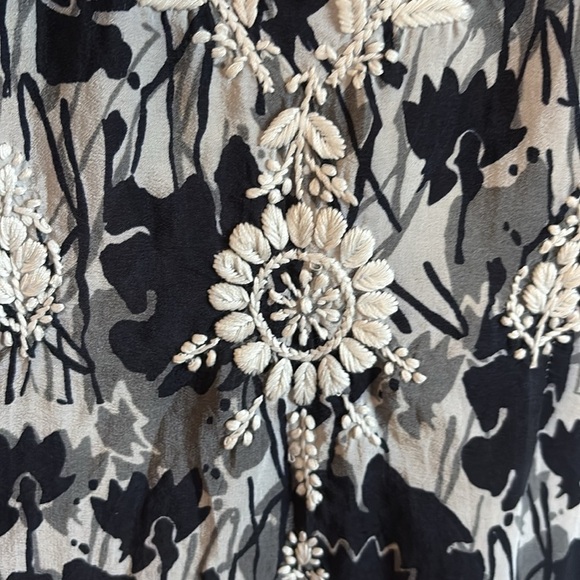 Amaya NAOMI BLACK SILK DRESS/ Size 42-M-L - Picture 6 of 14